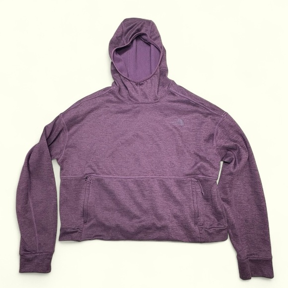 The North Face Womens Medium Purple Canyonlands Pullover Crop Hooded Sweatshirt - Picture 1 of 5